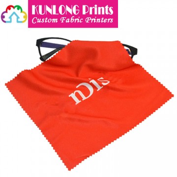 Microfiber Glasses Cleaning Cloth with Silkscreen Printing LOGO (KLPMC-005)