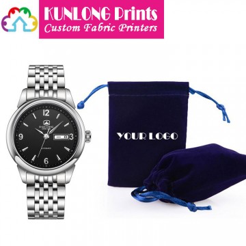 Microfiber Watch Pouches with Printing Logo (KLCWP-001A)