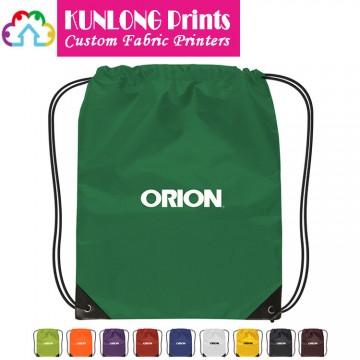 China Eco-friendly Nylon Drawstring Backpacks/Bags Manufacturer (KLPDB-003)