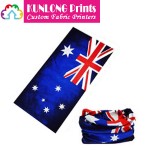 Outdoor Sports Tube Scarf with Imprinted National Flag (KLFMS-004) 