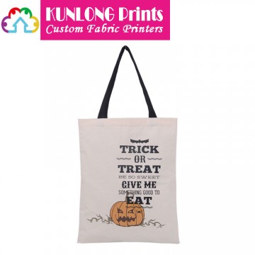 Halloween Trick-or-Treat Cotton Tote Bags (KLWCTB-005)