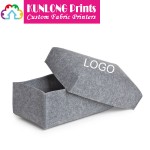 Custom Felt Storage Boxes with Cover (KLFB-009)