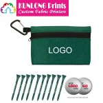Custom Golf Ditty Kit Bags with Carabiner(KLGTP-009)