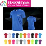 Custom 100% Polyester Dry Fit T-shirts (KLPQD-007)