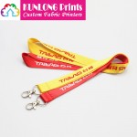 Polyester Conference Lanyards with Heat Transfer Printing Logo (KLPL-002)